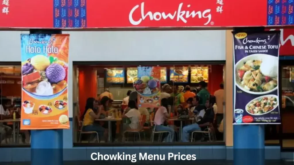 Chowking Menu Prices