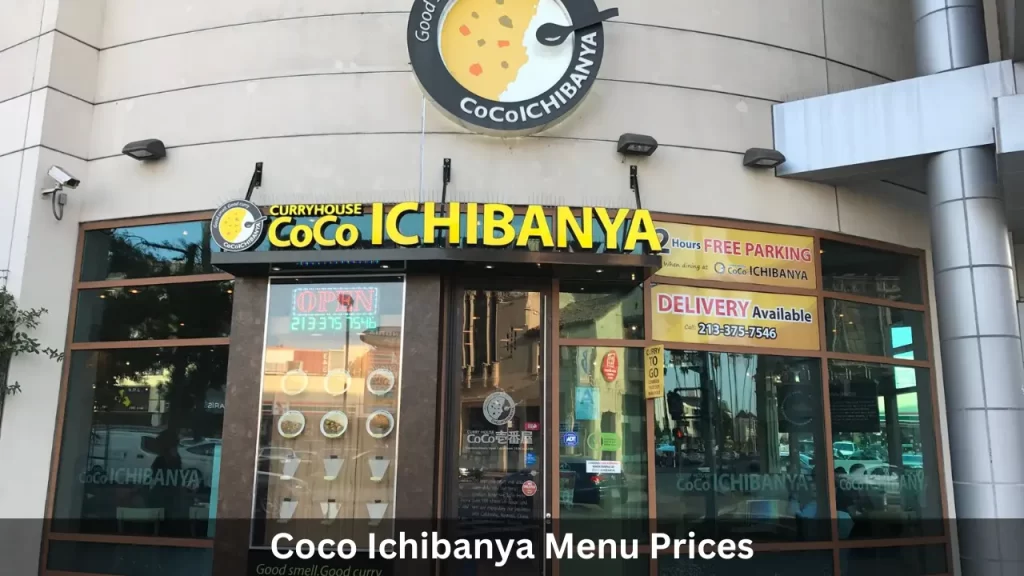 Coco Ichibanya Menu Prices in Php