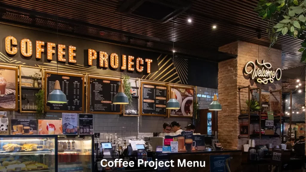 Coffee Project Menu Prices