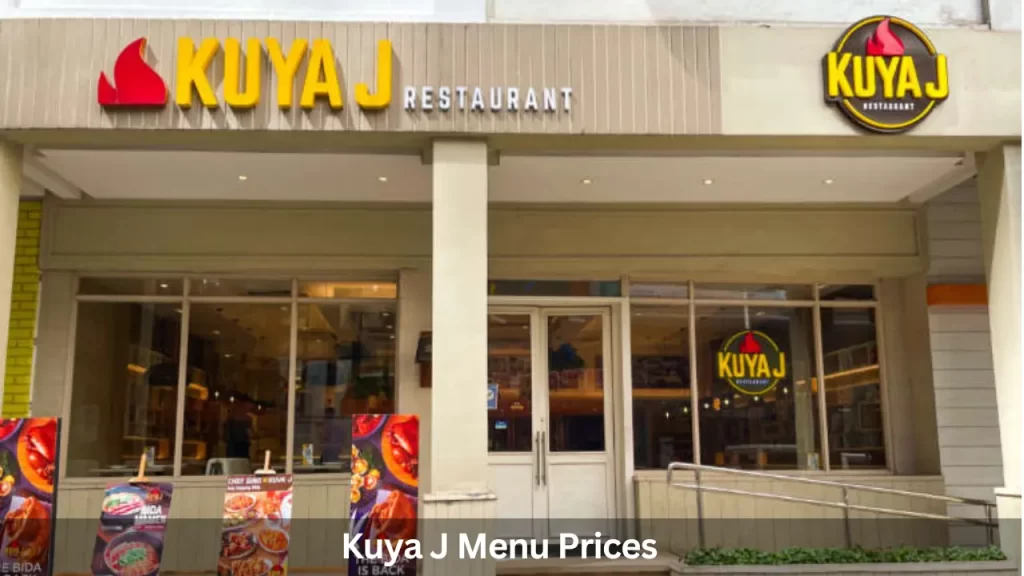 Kuya J Menu Prices