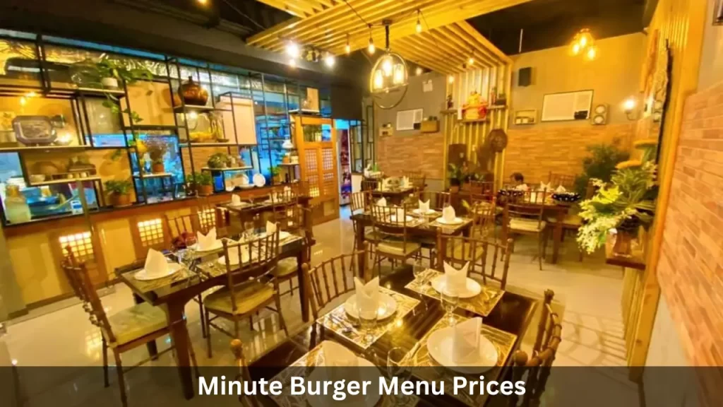 Minute Burger Menu Prices