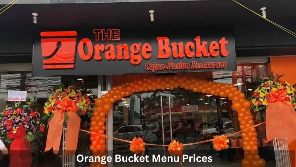 Orange Bucket Menu Prices