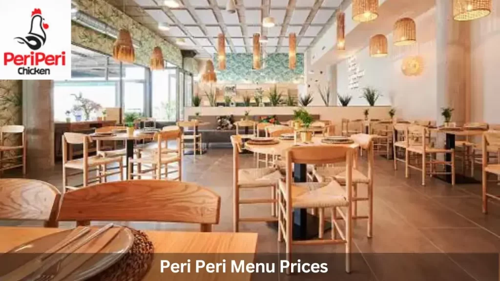 Peri Peri Menu Prices