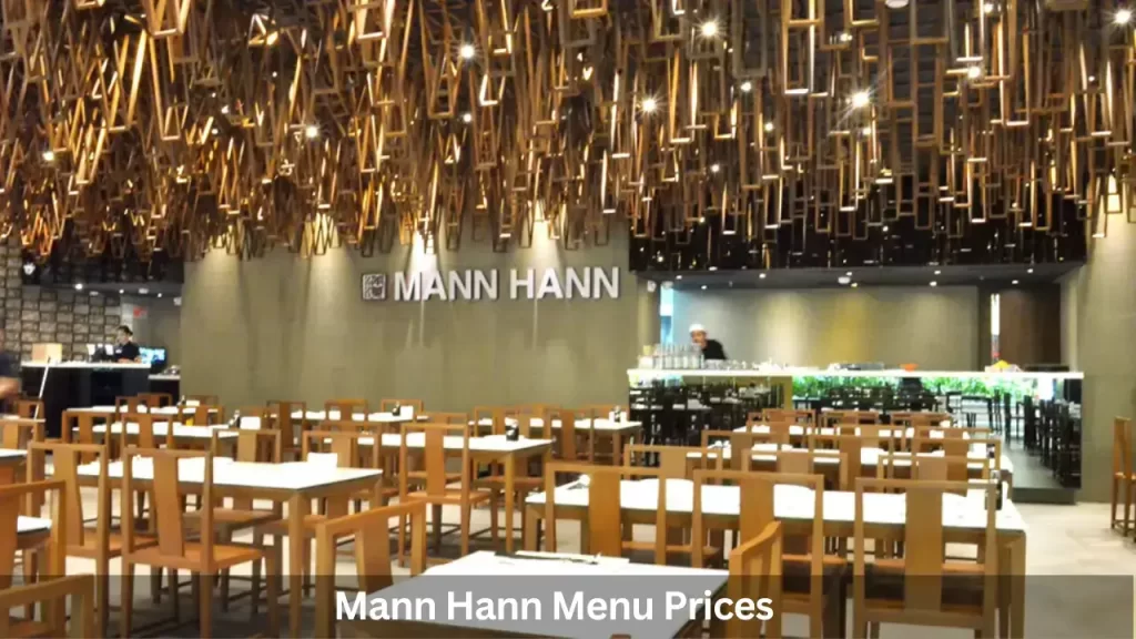 Mann Hann Menu Prices
