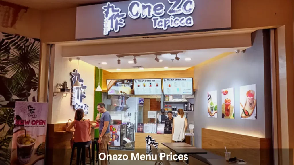 Onezo Menu Prices