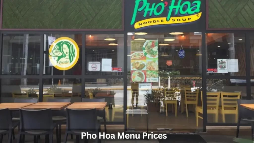 Pho Hoa Menu Prices