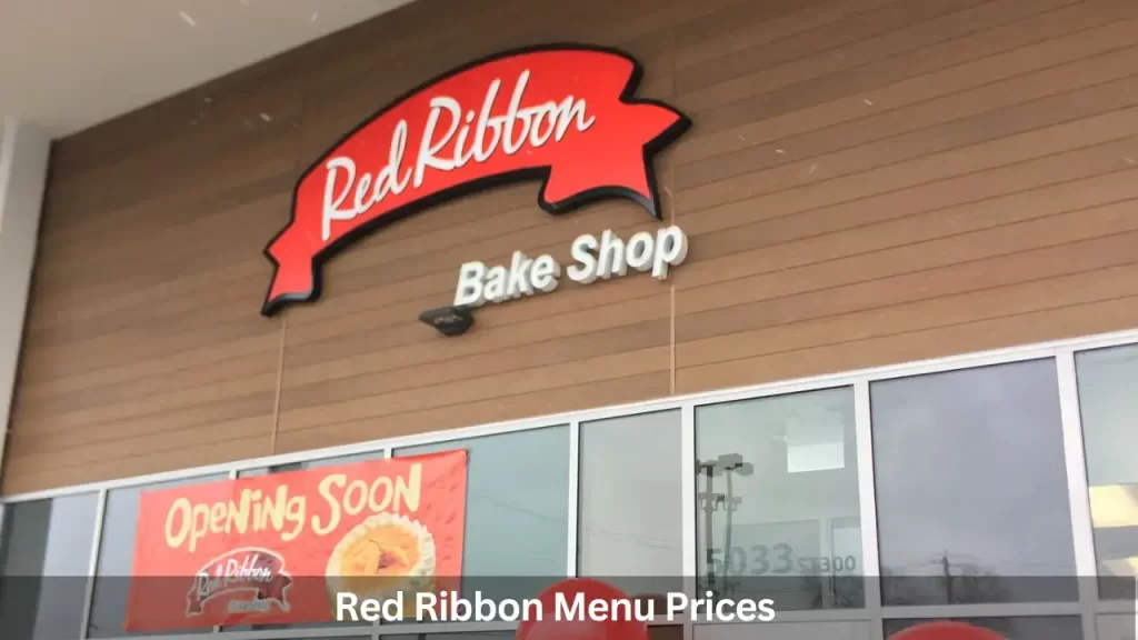 Red Ribbon Menu Prices