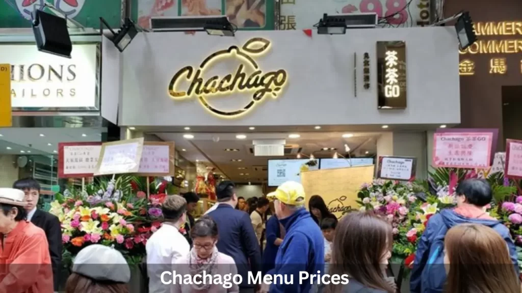 Chachago Menu Prices