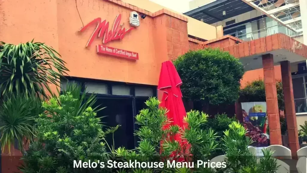 Melo's Steakhouse Menu Prices