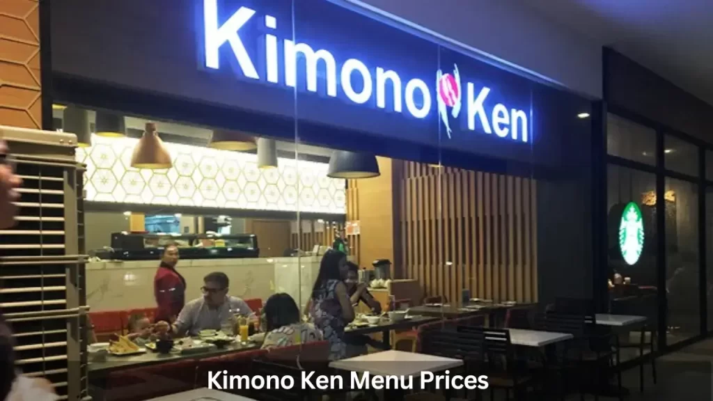 Kimono Ken Menu Prices