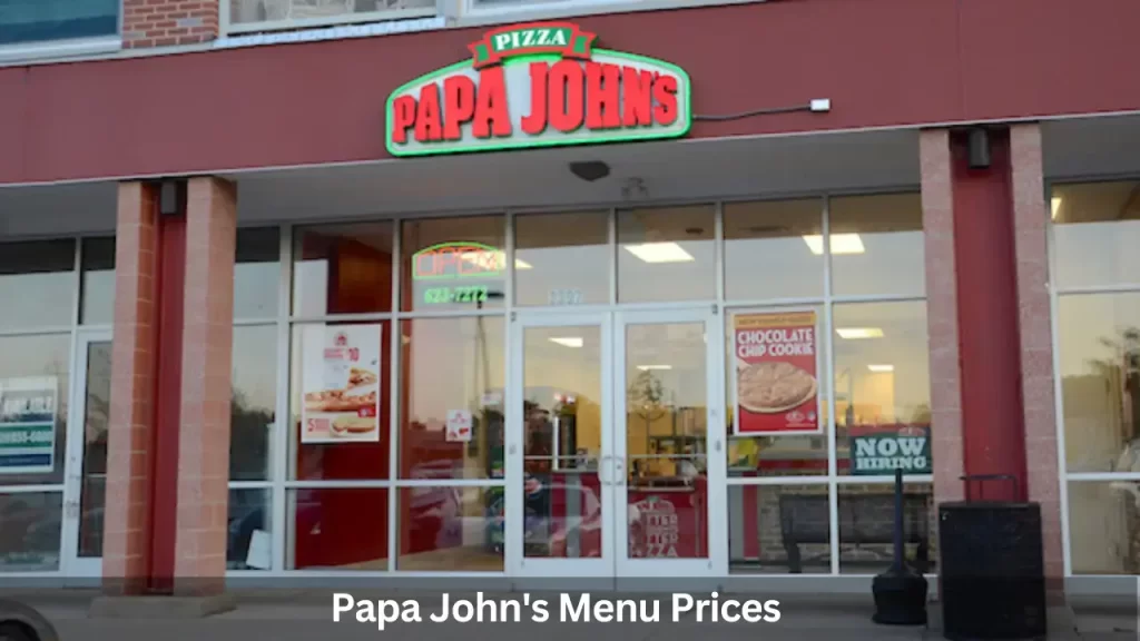Papa John's Menu Prices