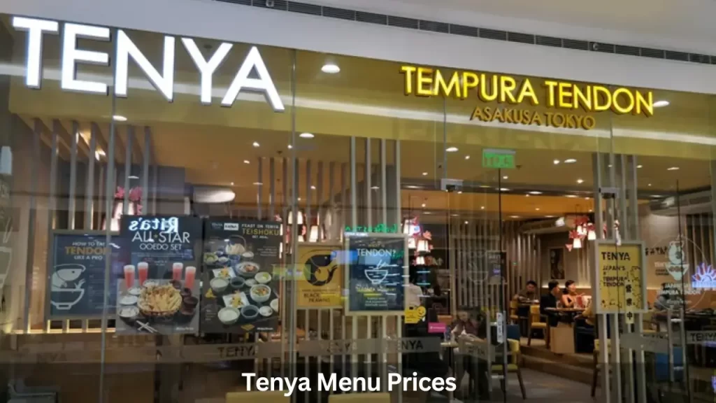 Tenya Menu Prices