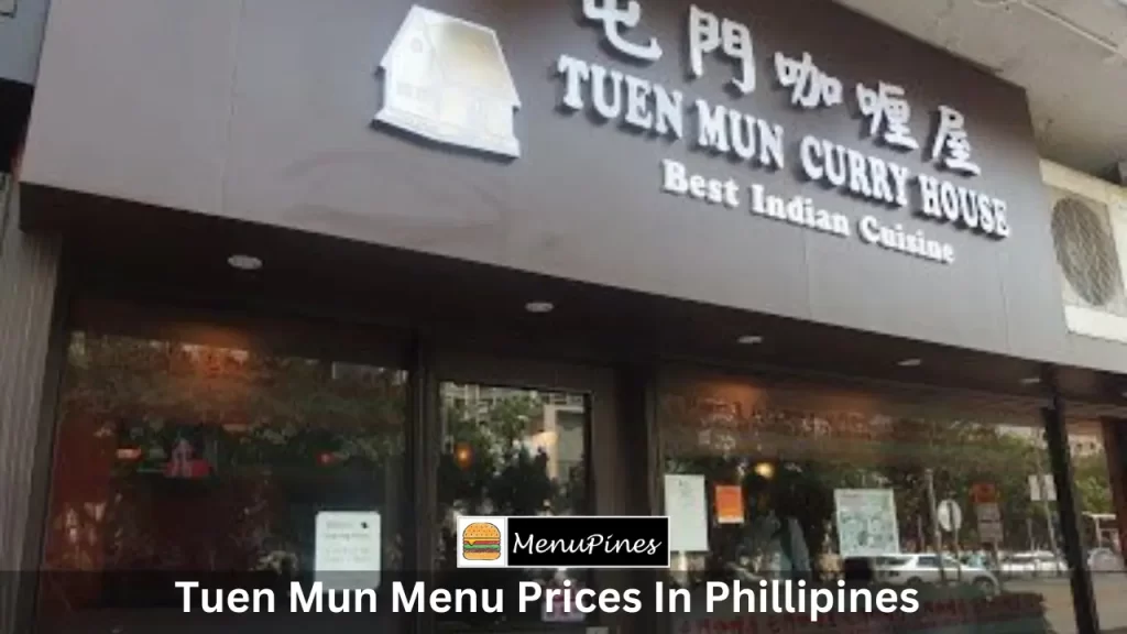 Tuen Mun Menu Prices