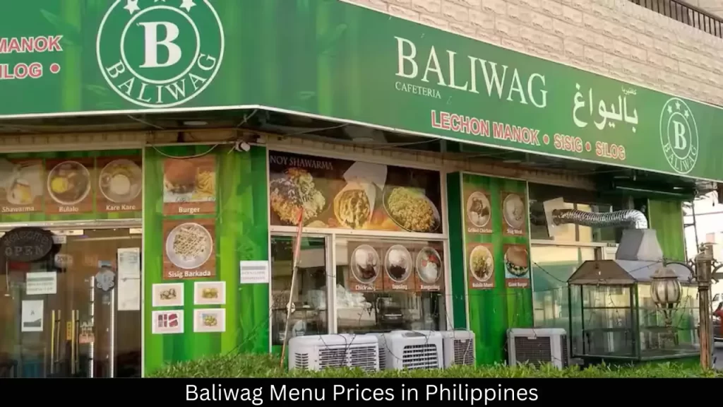 Baliwag Menu Prices