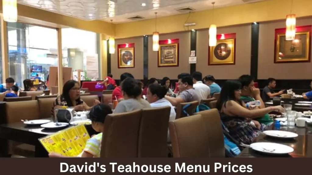 David's Teahouse Menu Prices