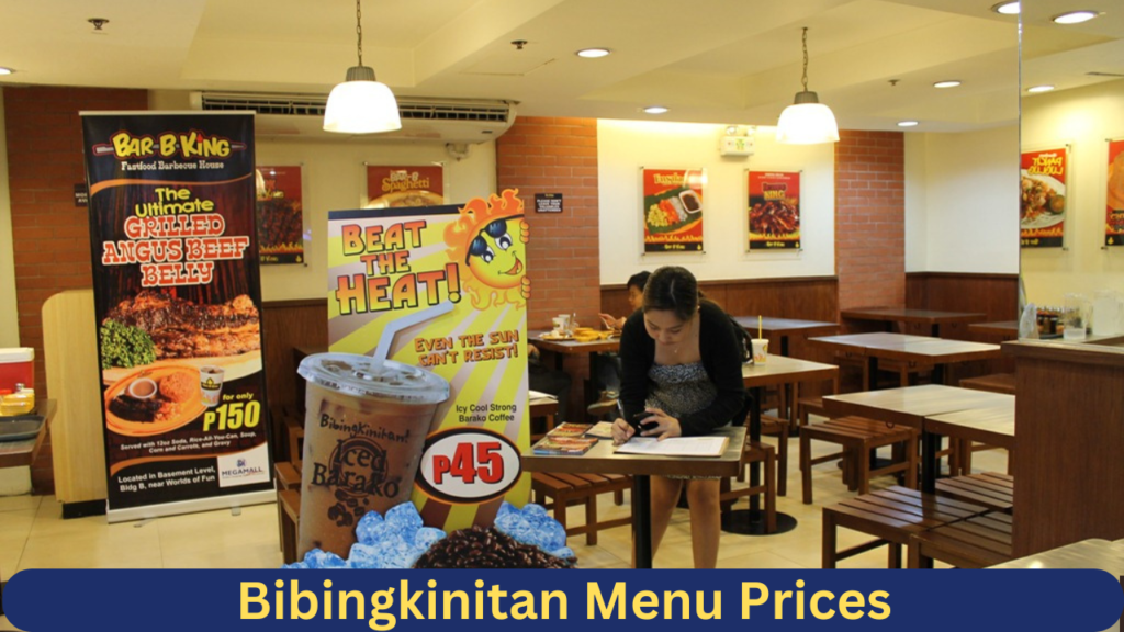 Bibingkinitan Menu Prices