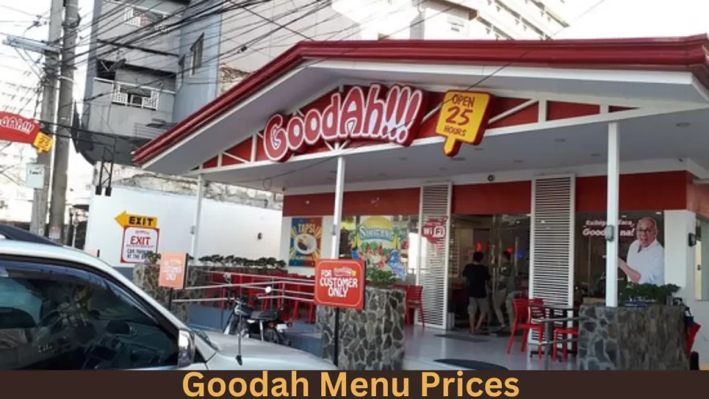 Goodah Menu Prices