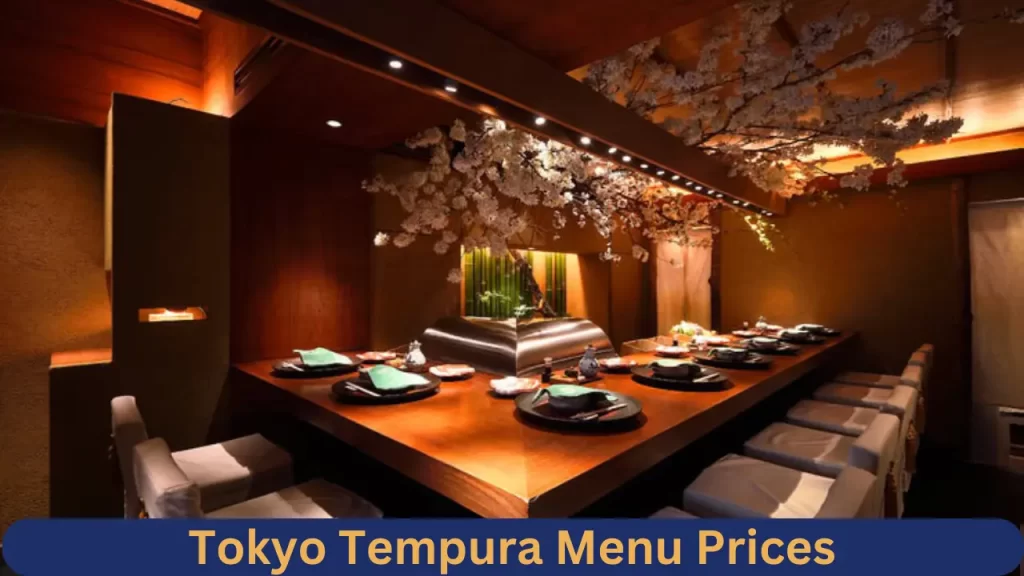 Tokyo Tempura Menu Prices