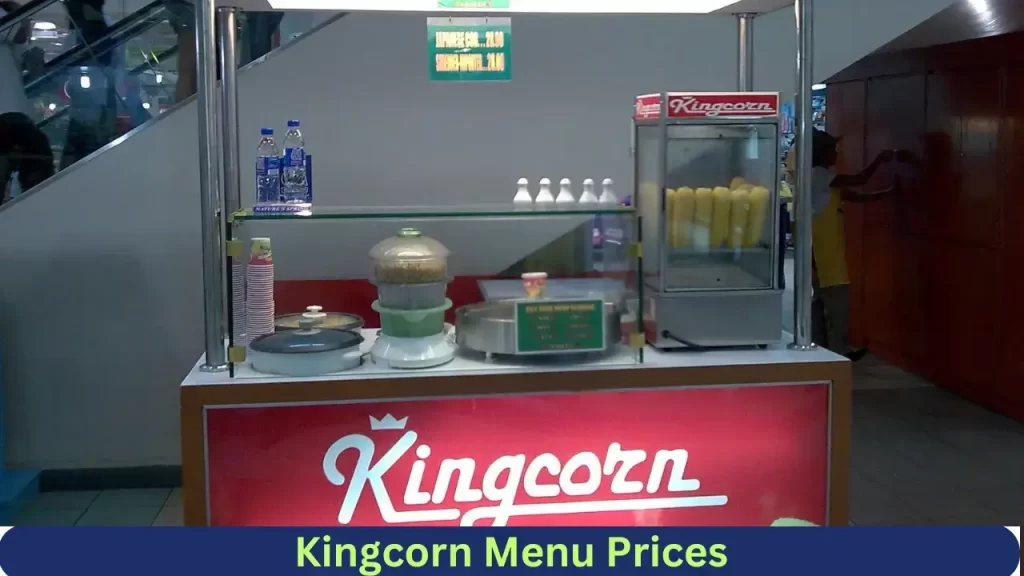 Kingcorn Menu Prices