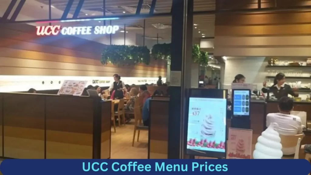 UCC Coffee Menu Prices